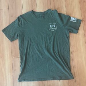 Under Armour Men's Olive Freedom Tee